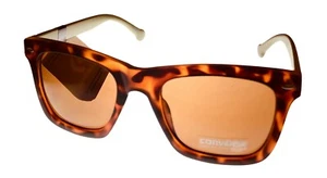 Converse Tortoise Green Mens Sunglass Soft Square Plastic Brown Lens H071 - Picture 1 of 7