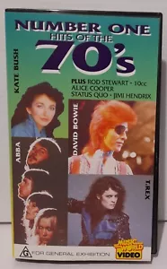 ÉXITOS NÚMERO UNO DE LOS AÑOS 70 - VIDEO VHS - Imagen 1 de 3