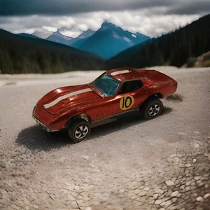 1968 Hot Wheels Redline - Rosso personalizzato Corvette HK interni scuri alta qualità bello - Foto 1 di 10