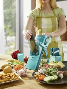 Genius Nicer Dicer Mando with 4 Stainless Steel Blades & Freshness Lid - Bild 1 von 5