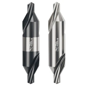 VHM-Zentrierbohrer 60°, Form A, DIN333, Universal & Aluminium, Spiralgenutet - Bild 1 von 3