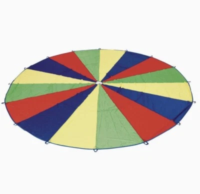 Paracaídas Excellerations Brawny Tough de 20 pies arco iris Foto 1 de 2