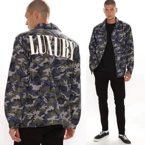 COACH Fashion Nova LUSSO giacca da pullman mimetica taglia small nuova con etichette