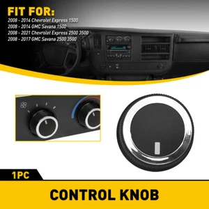 1* For 2008-2021 GMC Savana Chevrolet Express Heater AC Temperature Control Knob - Picture 1 of 7
