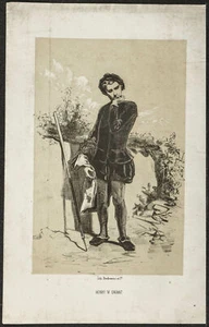 1850ca - Portrait of Henri IV as a Child - Antique Lithograph - King of France - Picture 1 of 3