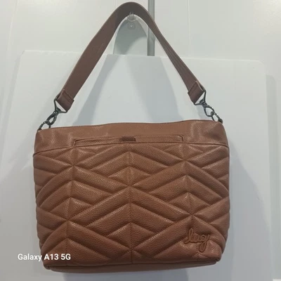 Bolso organizador RFID Lug Flare XL caramelo nuevo suave y espectacular  Foto 1 de 4