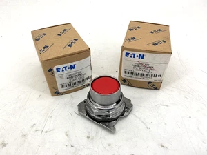 Lote de 2 Nuevos Eaton 10250T102 Ser A1 Pulsador Operador Estándar Botón Rojo - Imagen 1 de 8