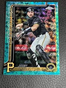 2025 Topps Chrome Logofractor #133 Joey Bart Aqua /199 Pirates - Picture 1 of 2