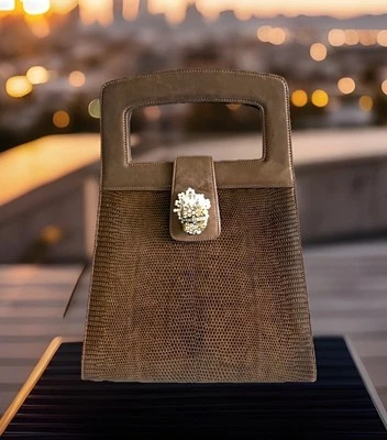 Authentic Bally Hand Bag Brown Leather From Japan 0704 - Image 1 of 4