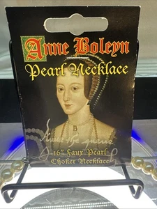 Anne Boleyn Kunstperlen 16" Halskette Tudors Mittelalter Kostüm Party Schmuck - Bild 1 von 4