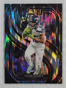 2024 Panini Select Tyler Lockett Black & Green Prizm Shock #199 Seattle Seahawks - Picture 1 of 2