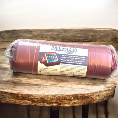 Ontel Pillow Pad Multi-Angle Soft Tablet Stand Burgundy New In Package - Image 1 of 4