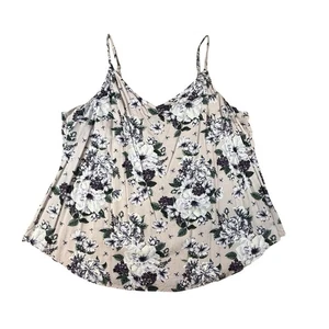 Torrid Womens 3X Hem Swing Cami Purple Floral Whimsigoth - Picture 1 of 3