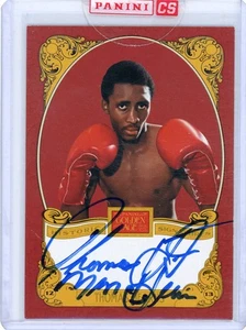 THOMAS HEARNS 2013 PANINI GOLDEN AGE "HISTORIC" Autograph (ON-CARD AUTO) CARD - Picture 1 of 2