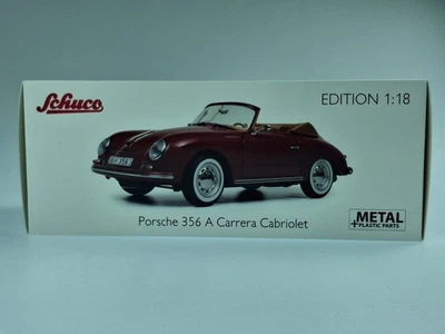Schuco|1:18|Porsche 356 A Carrera Cabriolet 0|weinrot|450031600|Edition 1:18 - Bild 1 von 4