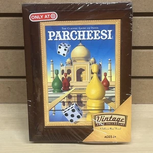 Parcheesi Colección de Juegos Vintage 2011 MB Juegos Estuche de Madera India Objetivo Sellado - Imagen 1 de 5