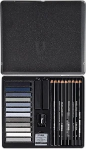 Rembrandt Grey Tones Sketching Metal Box Set (25 Pieces) - Picture 1 of 5
