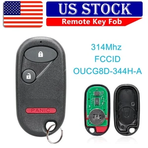 For Honda 2005-2011 Element 2002-2005 Civic SI Remote Car Key Fob OUCG8D-344H-A - Picture 1 of 7