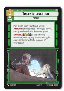 Timely Intervention #129/262 Shadows of the Galaxy NM - Picture 1 of 2