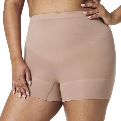 Prendas moldeadoras cortas SPANX sin costuras Power Sculpting medio muslo talla mediana Foto 1 de 4