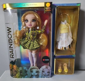 MGA Rainbow High Collect Series 3 Sheryl Meyer Fashion Doll Marigold + 2 Outfits - Picture 1 of 15