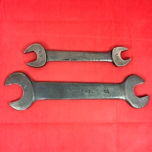 De colección Fairmount 3/4" x 1" perfil delgado y 9/16" x 5/8" no.727 llaves de extremo abierto EE. UU. - Imagen 1 de 14