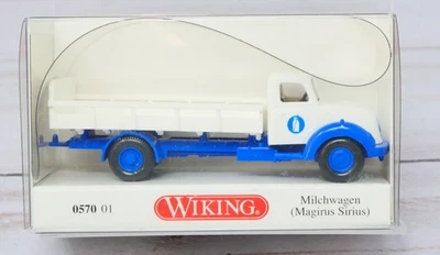 Wiking 0570 01, camión de leche Magirus Sirius, escala HO Foto 1 de 2