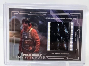 2017 Topps Star Wars Masterwork Film Cel Relic FCR-14 Luke Arrives On Dagobah - Picture 1 of 3
