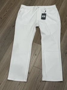 Pantalones de golf G/Fore Tour 5 bolsillos pierna recta 38x30 pantalones elásticos - blanco nieve - Imagen 1 de 10