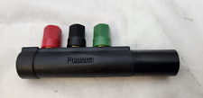 XLR MALE TO BINDING POST  RUGGED BODY, GOLD CONTACTS