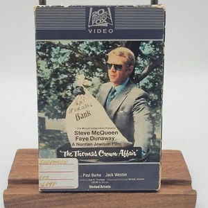 Rare Wide Big Box Thomas Crown Affair VHS Steve McQueen Faye Dunaway - Imagen 1 de 5