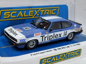 Scalextric C4544 Ford Capri MKIII Gerry Marshall, #14 132 Slot Car DPR - Picture 1 of 10