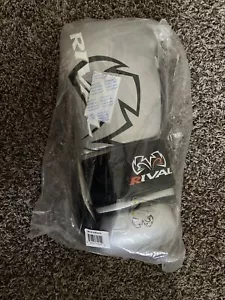 Rival Boxing RB7 Fitness Plus Hook and Loop Bag Gloves - Silver/Black - Picture 1 of 7