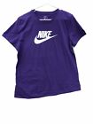 Nike Women's Graphic T-Shirt Dr1148 Short Sleeve Crew Neck 100% Cotton Purple