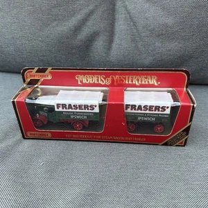 Models of Yesteryear Y-27/1; Foden Steam Wagon Trailer, Frasers; Excellent Boxed - Picture 1 of 3