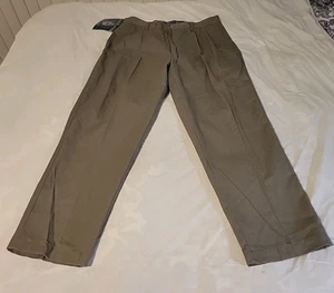 NEW Urban Pace Mens Twill Pants 36x30 Gray Pleated 100% Cotton NWT MLP-6511CG - Picture 1 of 10