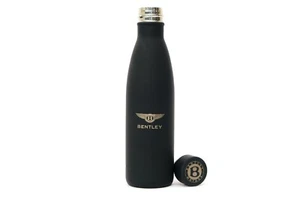 Bentley Insulated Stainless Steel Water Bottle in Black/Blue - Picture 1 of 12