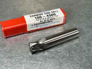 Molino extremo de carburo 1/2" HTC 4 longitud de trozo de flauta 100-4500 - Imagen 1 de 3