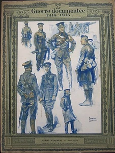WW1 PHOTOS LITHOGRAPHIES FOUQUERAY JONAS LA GUERRE DOCUMENTEE 1914 - 1918 N° 8 - Picture 1 of 3