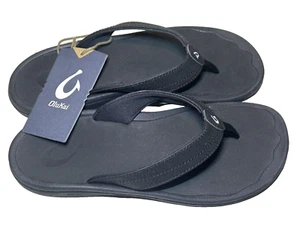 OLUKAI Ohana Sandalia Mujer Talla 8 Negra T-Post Tanga Sandalia Chanclas Secado Rápido - Imagen 1 de 11