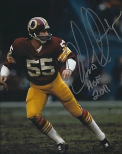 Signed 8x10 CHRIS HANBURGER HOF Washington Redskins Autographed photo - w/COA - Picture 1 of 1