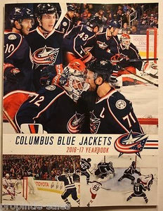 2016-2017 Columbus Blue Jackets LIBRO DEL AÑO ~ Nuevo ~ Anuario de 110 páginas - Imagen 1 de 1