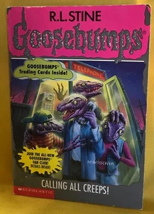 Goosebumps 50 Calling All Creeps! RL Stine 1st Print No Cards Scholastic 1996 - Picture 1 of 3
