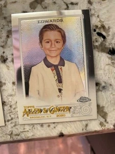 Tarjeta base cromada Topps Allen & Ginter 2020 actor Julian Edwards #284 - Imagen 1 de 1