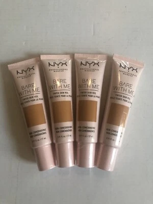 4 - NYX Cinnamon Mahogany Bare with Me Tinted Skin Veil .91 oz/each Sealed - Image 1 of 3
