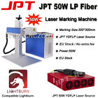 50W JPT YDFLP 300*300mm Fiber Laser Marking Machine Supoort Lightburn & EU Ship