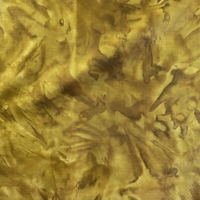 Tela Nancy Crow Balson Hercules Group verde amarillo de 1 yarda de colección Foto 1 de 3