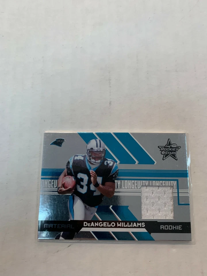 DeAngelo Williams 2006 Rookie & Stars Rookie Jersey Card #255 Serial #053/100 - Image 1 of 1