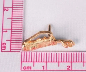 14K Gelbgold Golftasche Tie Tack - Bild 1 von 6