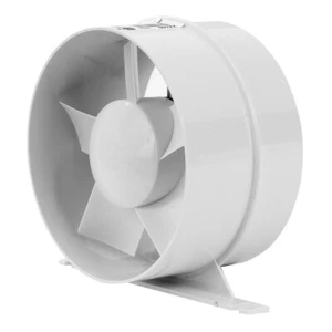 Badlüfter Wandlüfter Ventilator Wandventilator Rohrventilator Ø150mm weiss - Bild 1 von 1